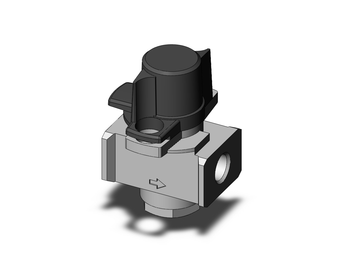 SMC VHS20-01-X2117 single action relief valve, VHS HAND VALVE