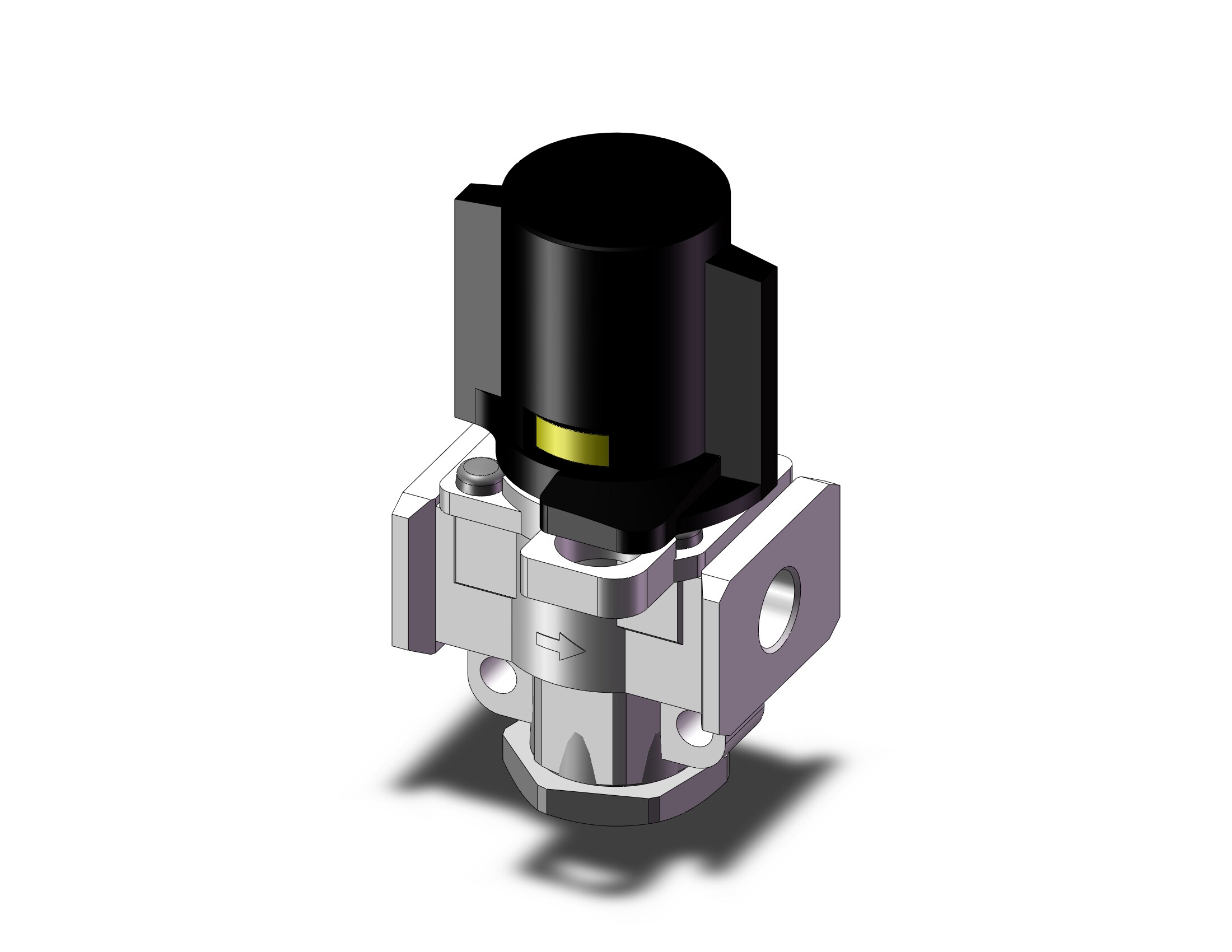 SMC VHS2510-F01B-S-K double action relief valve, VHS HAND VALVE