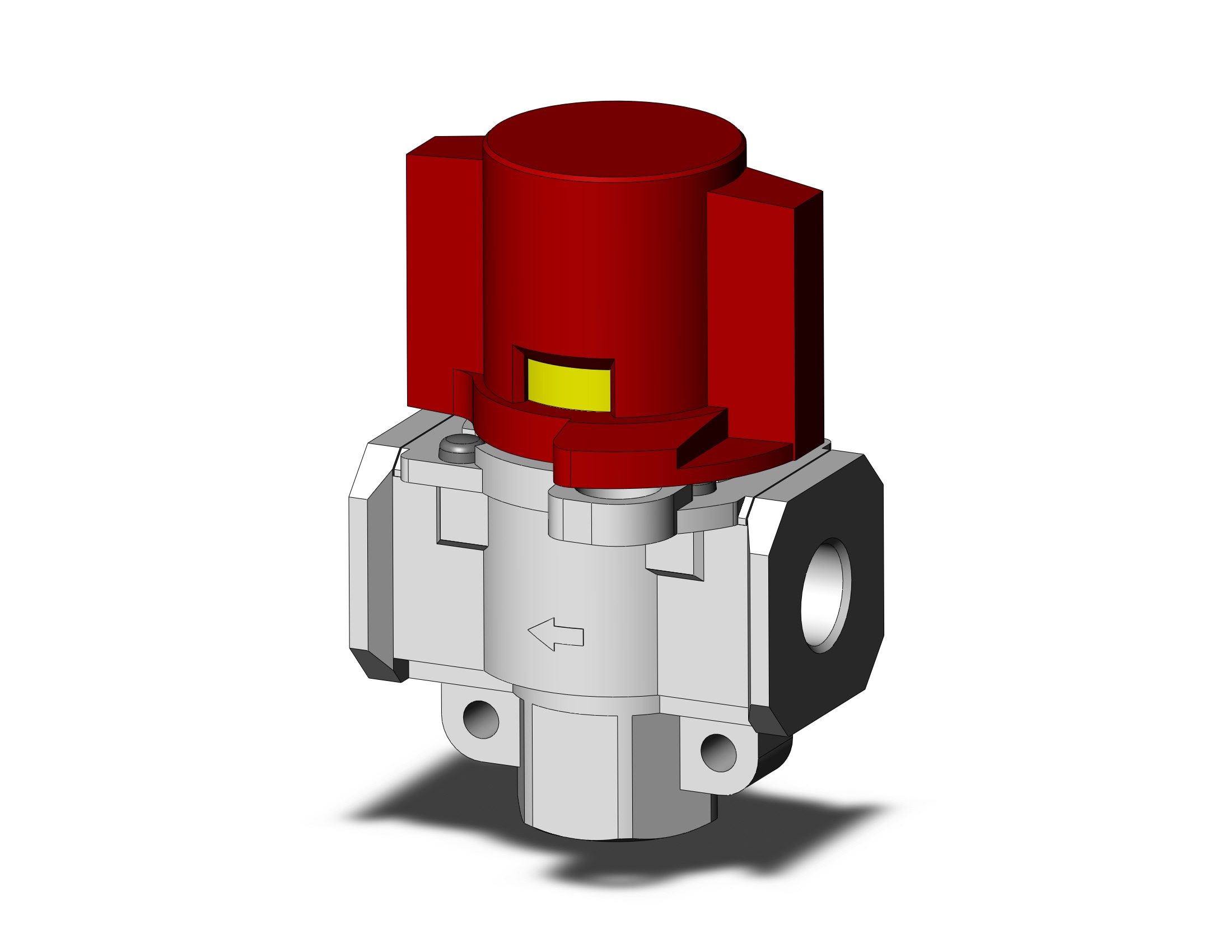 SMC VHS30-F02A-R single action relief valve, VHS HAND VALVE