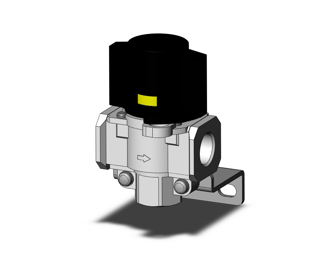 SMC VHS30-N03A-B-KZ single action relief valve, VHS HAND VALVE