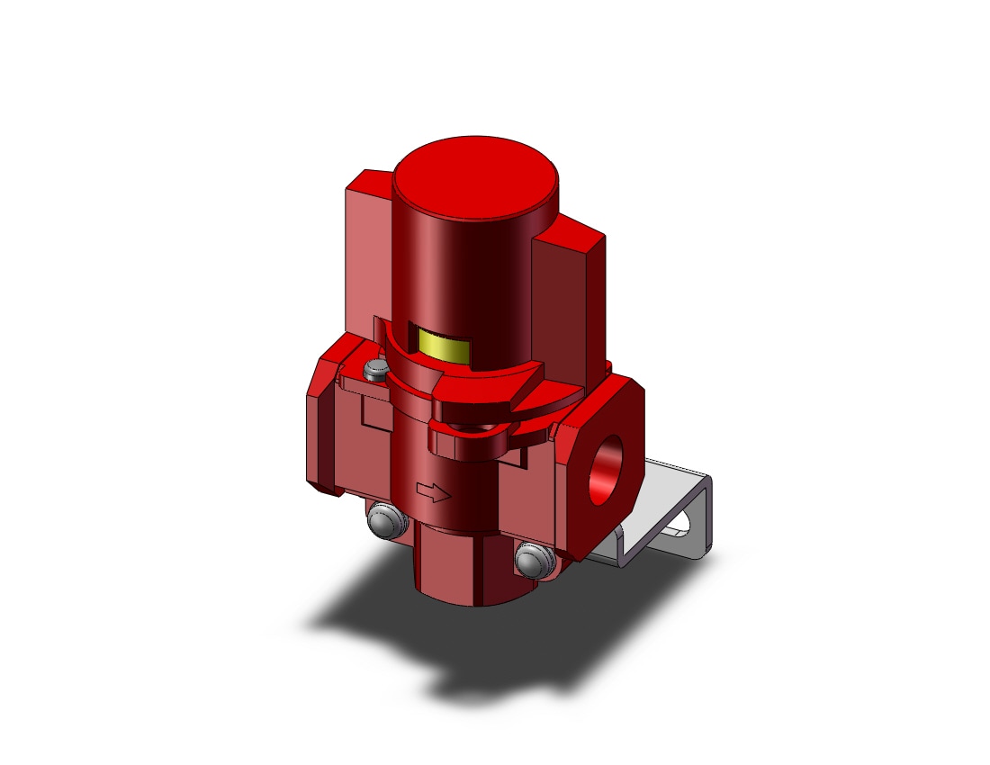 SMC VHS3510-02B-B-X1 double action relief valve, VHS HAND VALVE