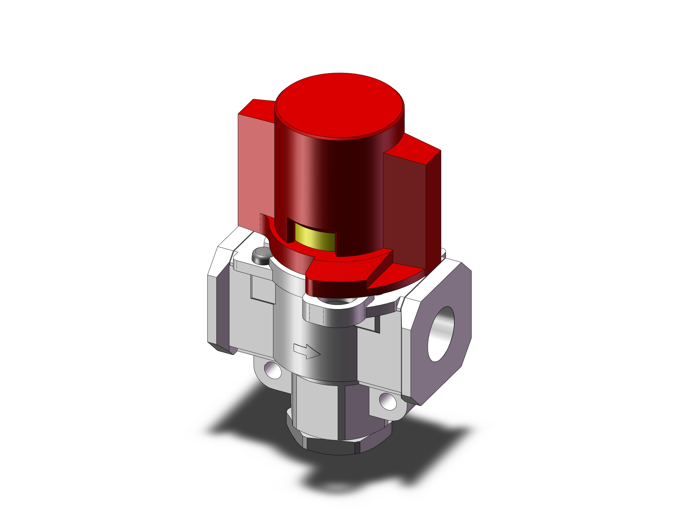 SMC VHS3510-02B-S double action relief valve, VHS HAND VALVE