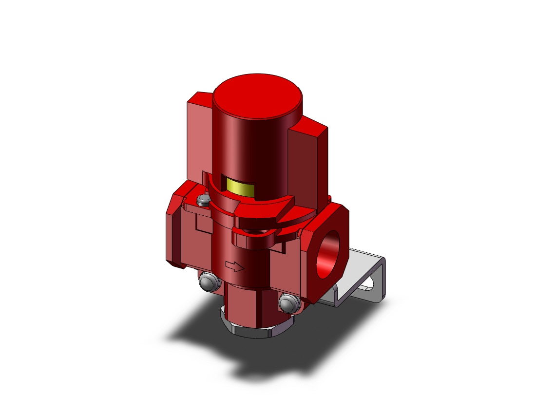 SMC VHS3510-03A-BS-X1 double action relief valve, VHS HAND VALVE