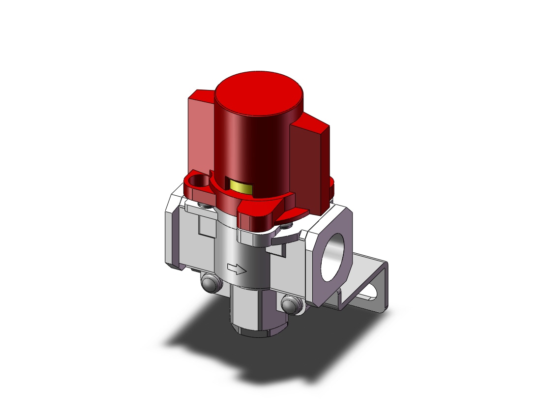 SMC VHS4510-04A-BS double action relief valve, VHS HAND VALVE