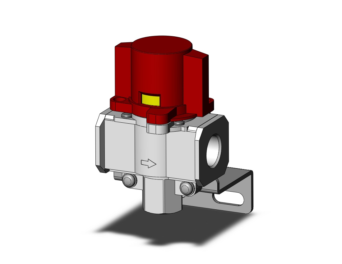 SMC VHS50-06A-B single action relief valve, VHS HAND VALVE