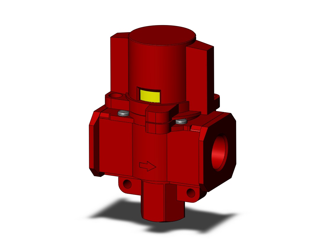 SMC VHS50-06B-S-X1 single action relief valve, VHS HAND VALVE