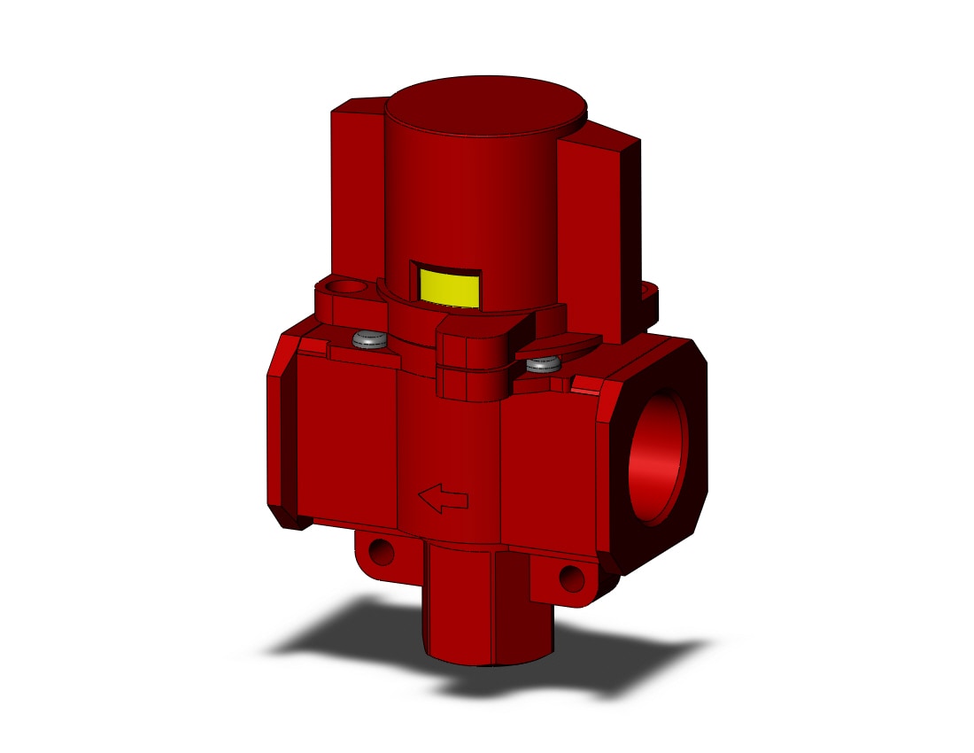 SMC VHS50-10B-R-X1 single action relief valve, VHS HAND VALVE