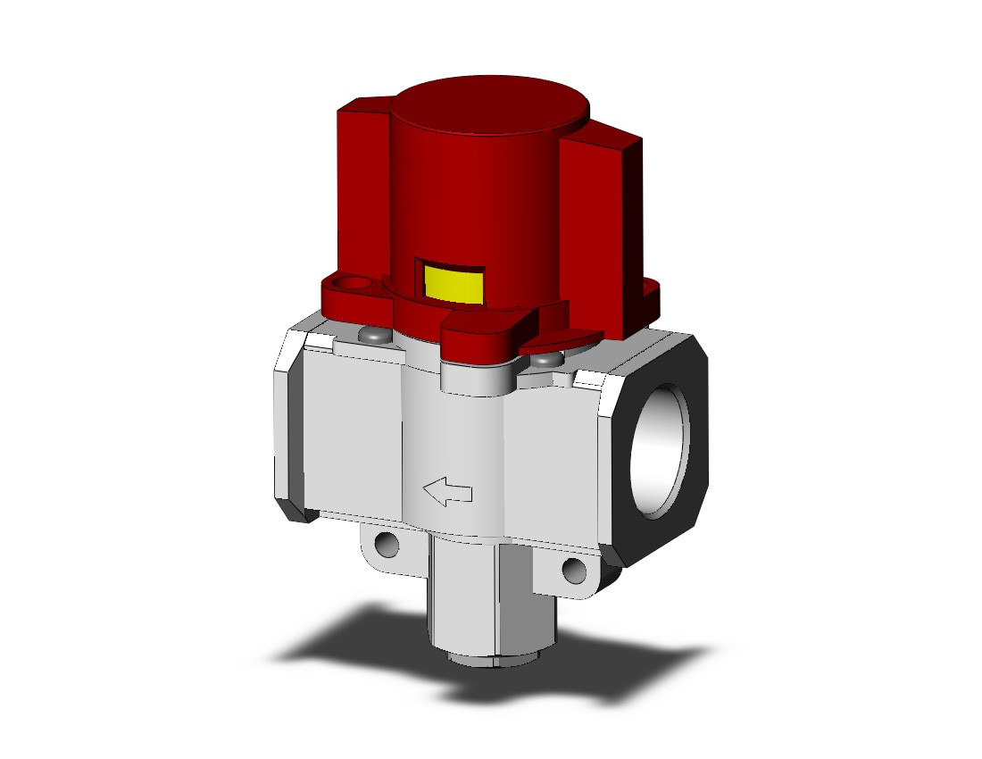 SMC VHS50-F10A-S-R single action relief valve, VHS HAND VALVE