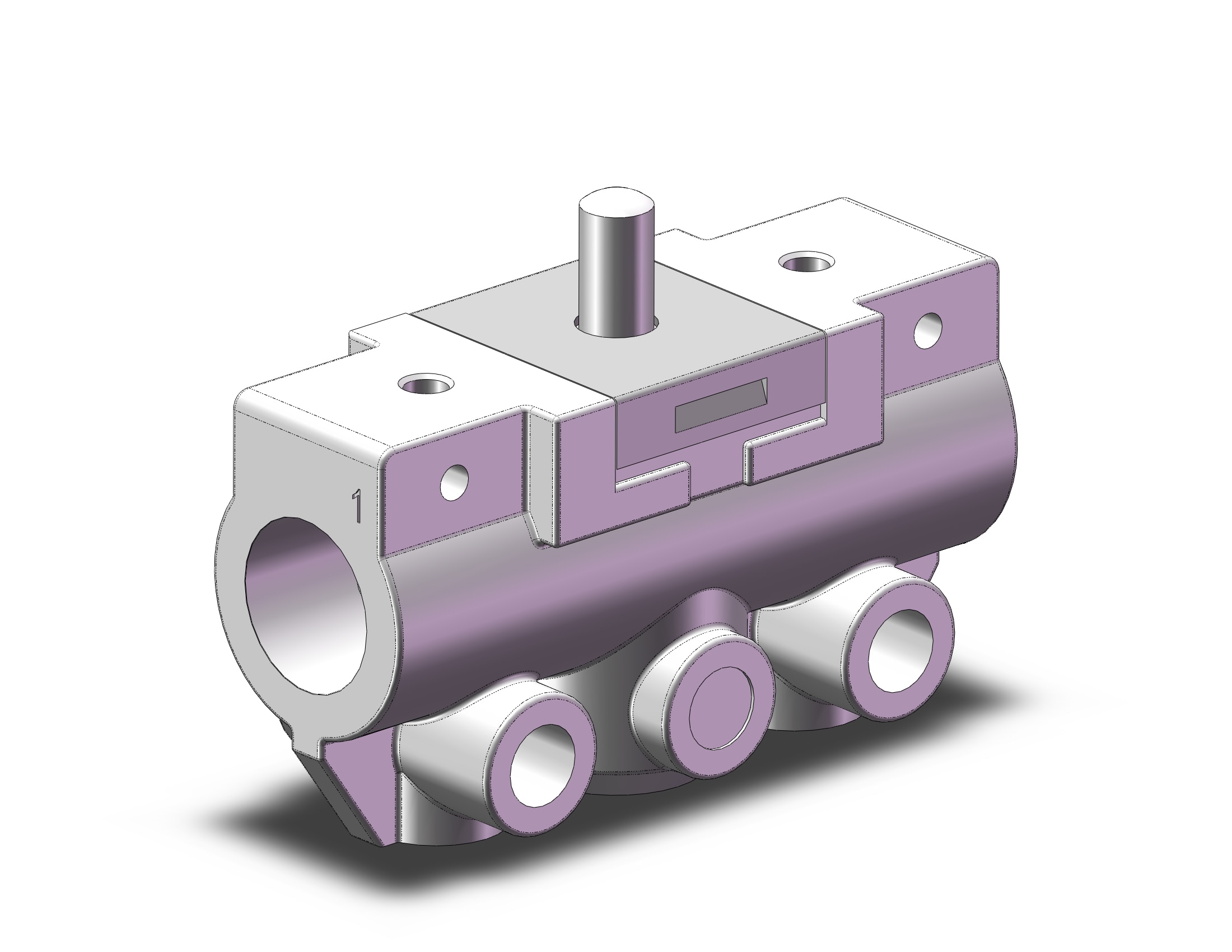 SMC VM130-01-00A vm body pt 1/8, VM (VFM/VZM) MECHANICAL VALVE