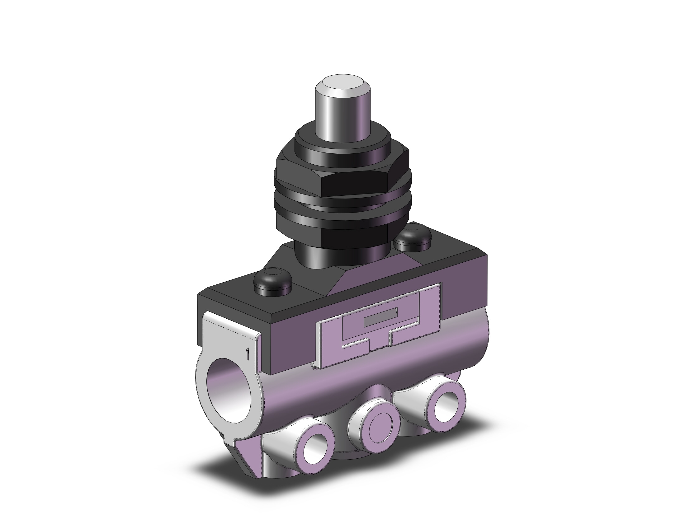 SMC VM130-01-05A vm body pt 1/8, VM (VFM/VZM) MECHANICAL VALVE