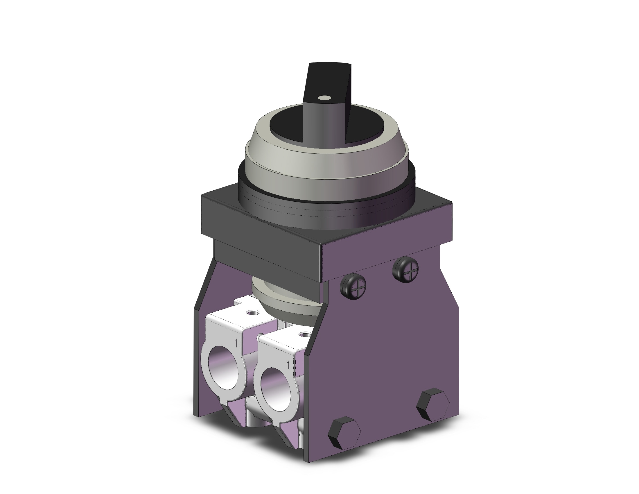 SMC VM131-01-35BA vm body pt 1/8, VM (VFM/VZM) MECHANICAL VALVE