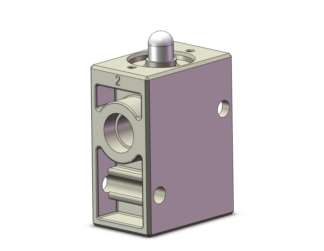 SMC VM220-02-00A vm body pt 1/4, VM (VFM/VZM) MECHANICAL VALVE