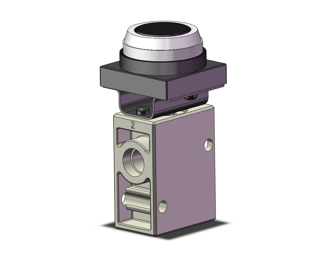 SMC VM220-02-33A vm body pt 1/4, VM (VFM/VZM) MECHANICAL VALVE