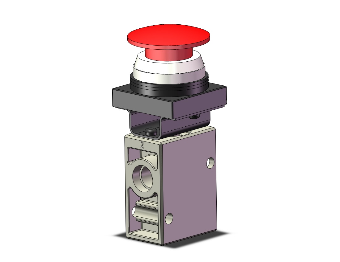 SMC VM220-N02-30RA mech valve, VM (VFM/VZM) MECHANICAL VALVE