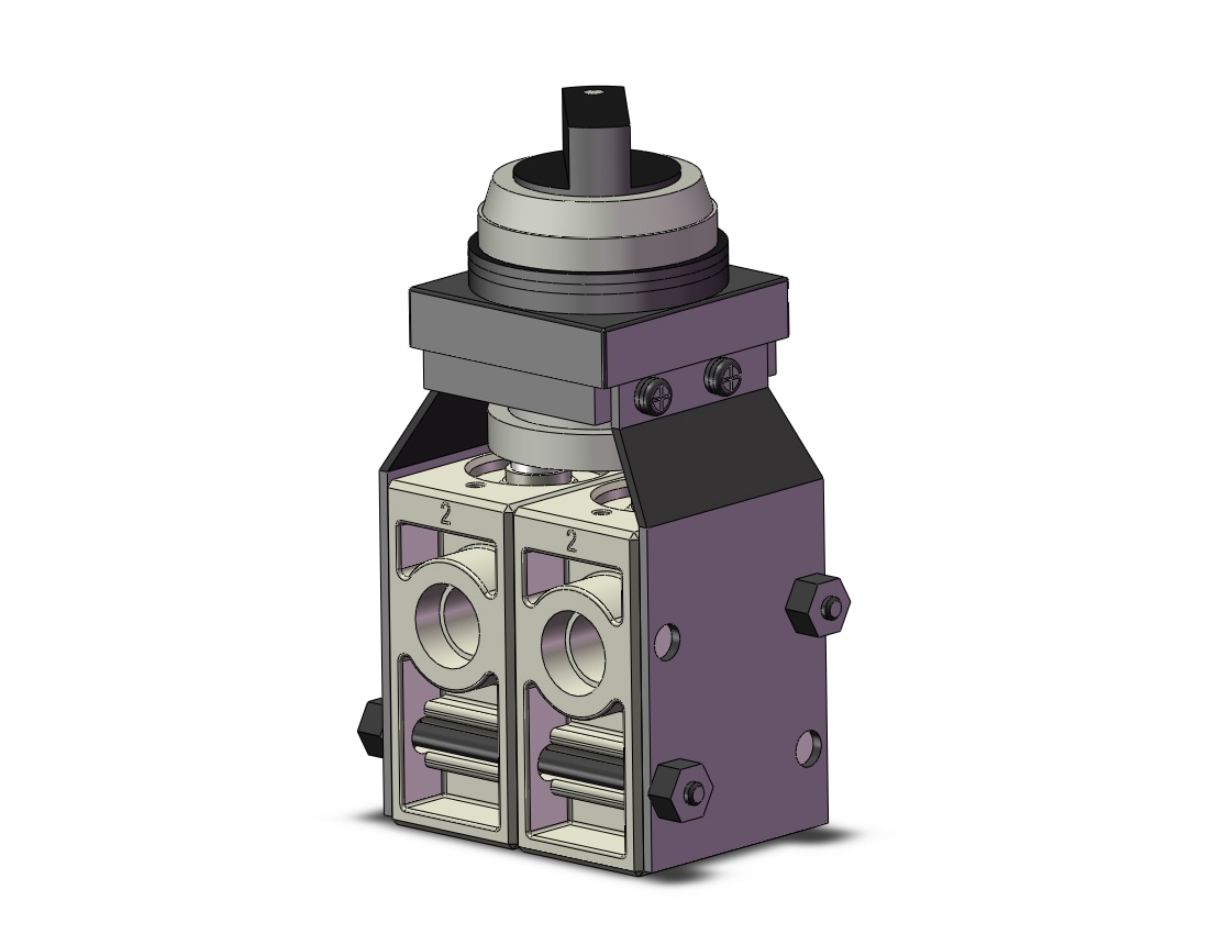 SMC VM230-02-35BA vm body pt 1/4, VM (VFM/VZM) MECHANICAL VALVE