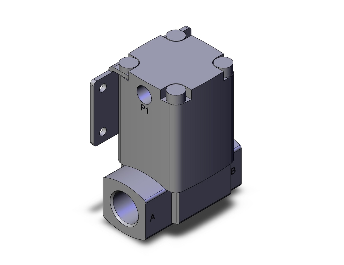 SMC VNA202A-F10A-B process valve, VNA/B/C/D 2-WAY MEDIA VALVE