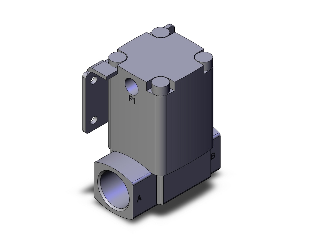 SMC VNA202A-F15A-B air piloted valve, 2 PORT PROCESS VALVE