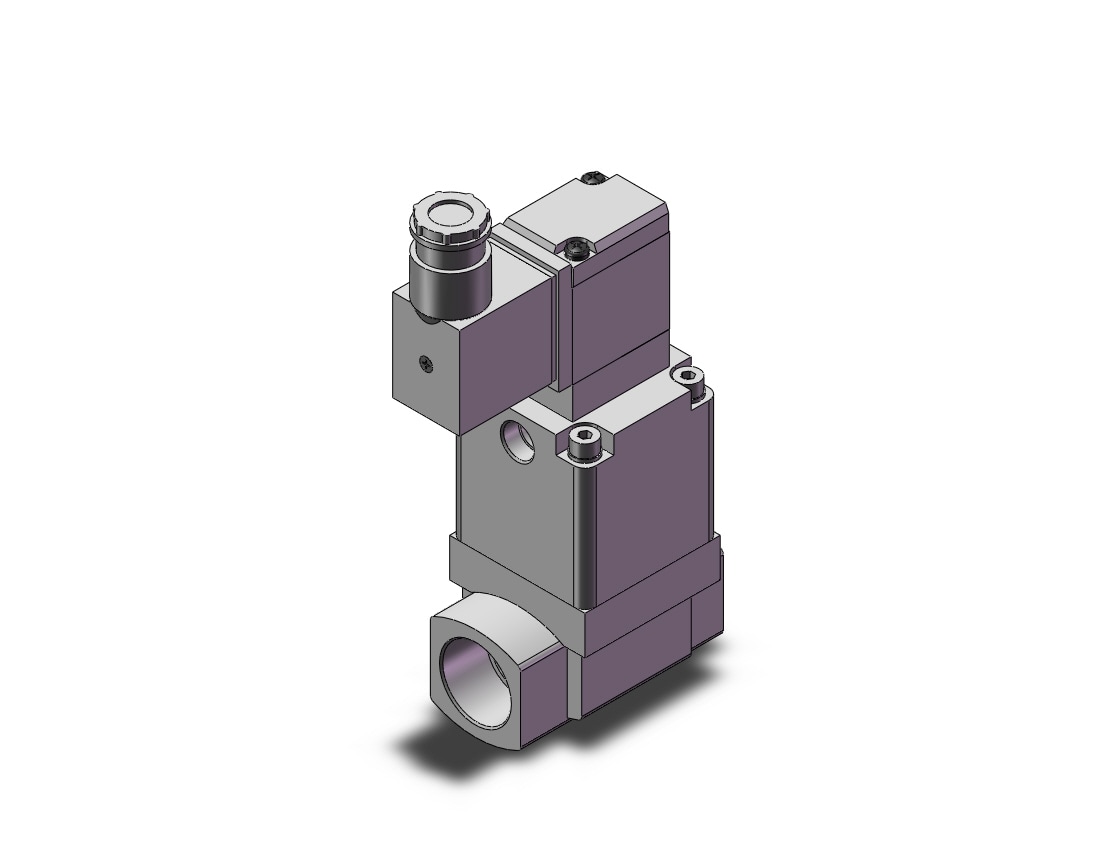 SMC VNA211A-T15A-3D vna/b/c/d body pt 1/2, VNA/B/C/D 2-WAY MEDIA VALVE