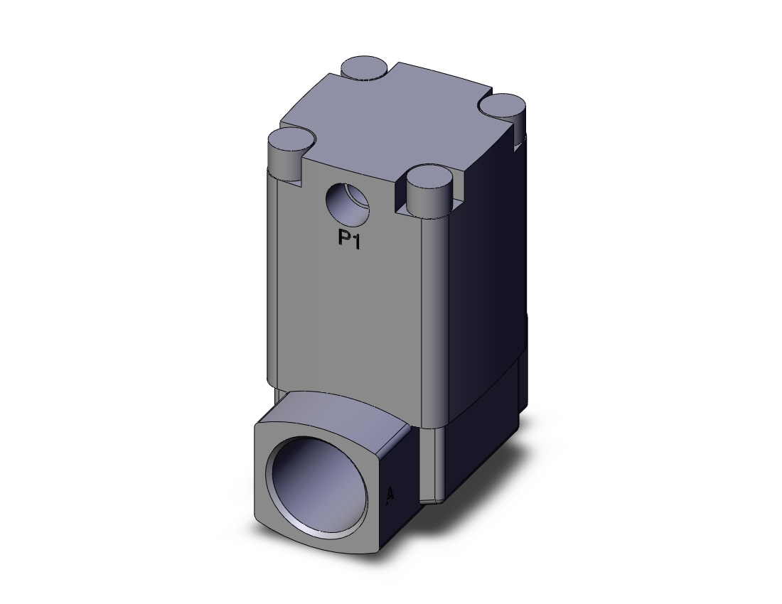 SMC VNB201AL-F15A air piloted valve, 2 PORT PROCESS VALVE