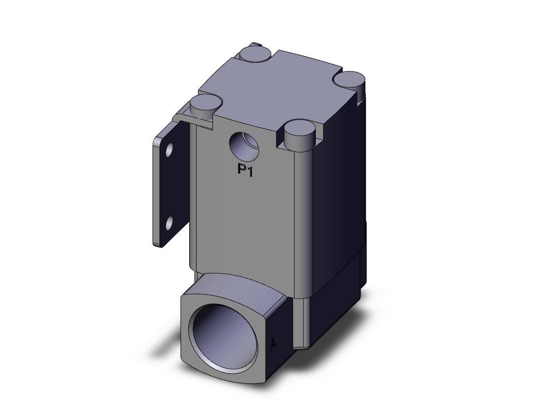 SMC VNB201AS-F15A-B valve, process, VNA/B/C/D 2-WAY MEDIA VALVE