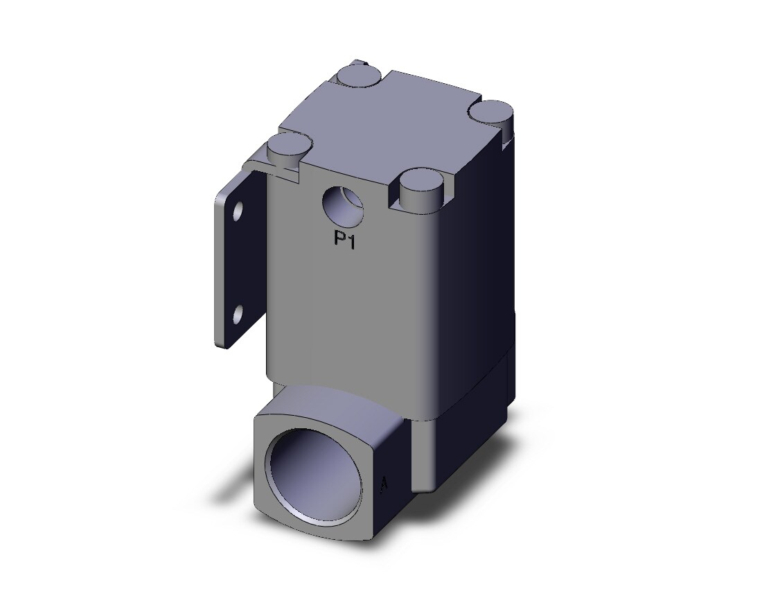 SMC VNB201B-N15AB air piloted valve, 2 PORT PROCESS VALVE