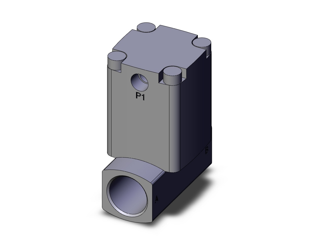 SMC VNB203AL-F15A air piloted valve, 2 PORT PROCESS VALVE