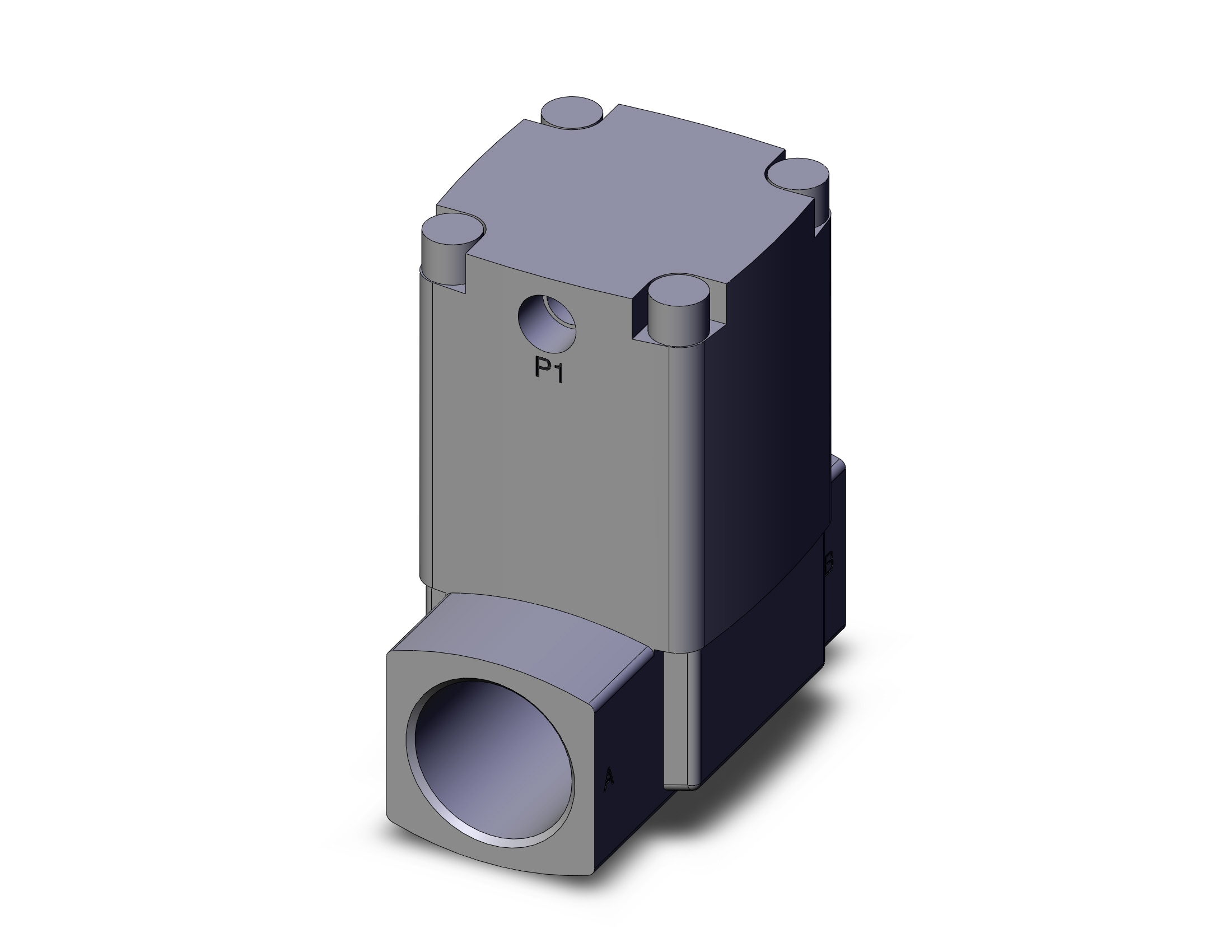 SMC VNB301A-F20A process valve, VNA/B/C/D 2-WAY MEDIA VALVE