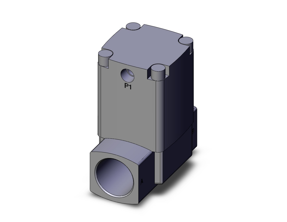 SMC VNB301A-T20A air piloted valve, 2 PORT PROCESS VALVE