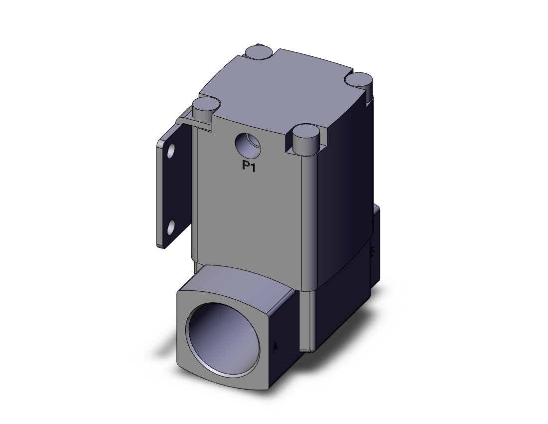 SMC VNB301AS-N20A-B process valve, VNA/B/C/D 2-WAY MEDIA VALVE