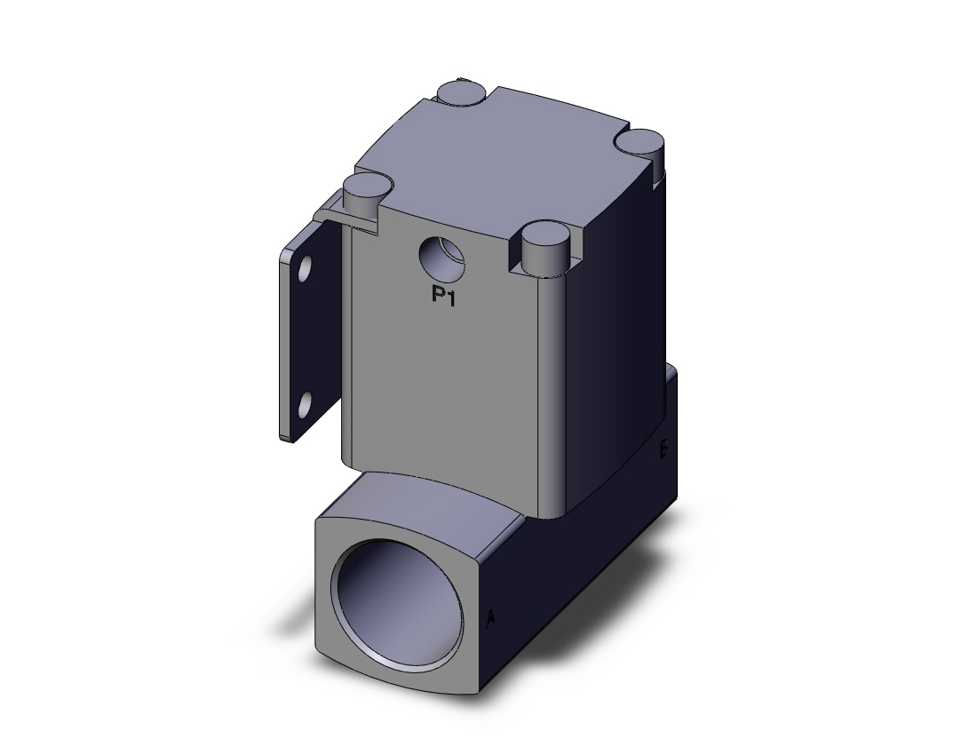 SMC VNB304BS-F20A-B air piloted valve, 2 PORT PROCESS VALVE