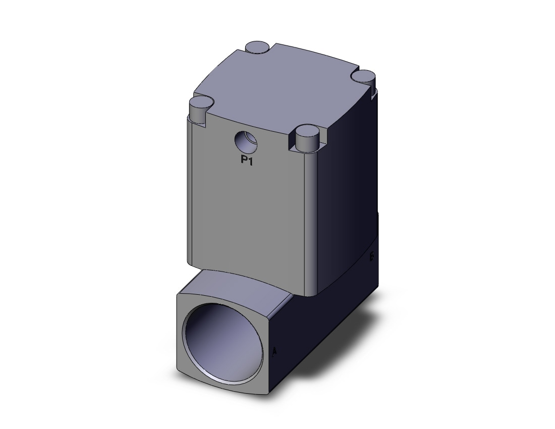 SMC VNB403AL-F25A air piloted valve, 2 PORT PROCESS VALVE