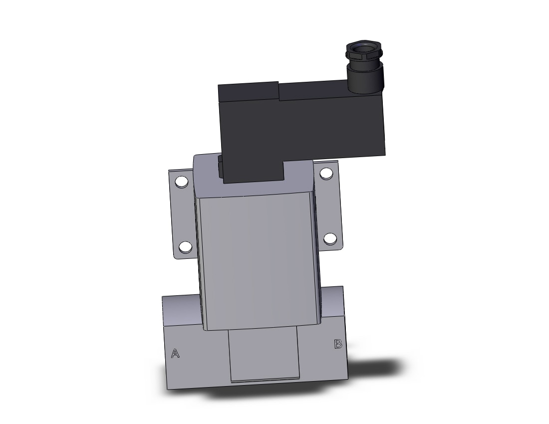 SMC VNB411AV-N25A-5DZ-B valve process, VNA/B/C/D 2-WAY MEDIA VALVE