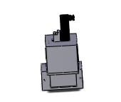 SMC VNB712A-50A-3DZ process valve, VNA/B/C/D 2-WAY MEDIA VALVE