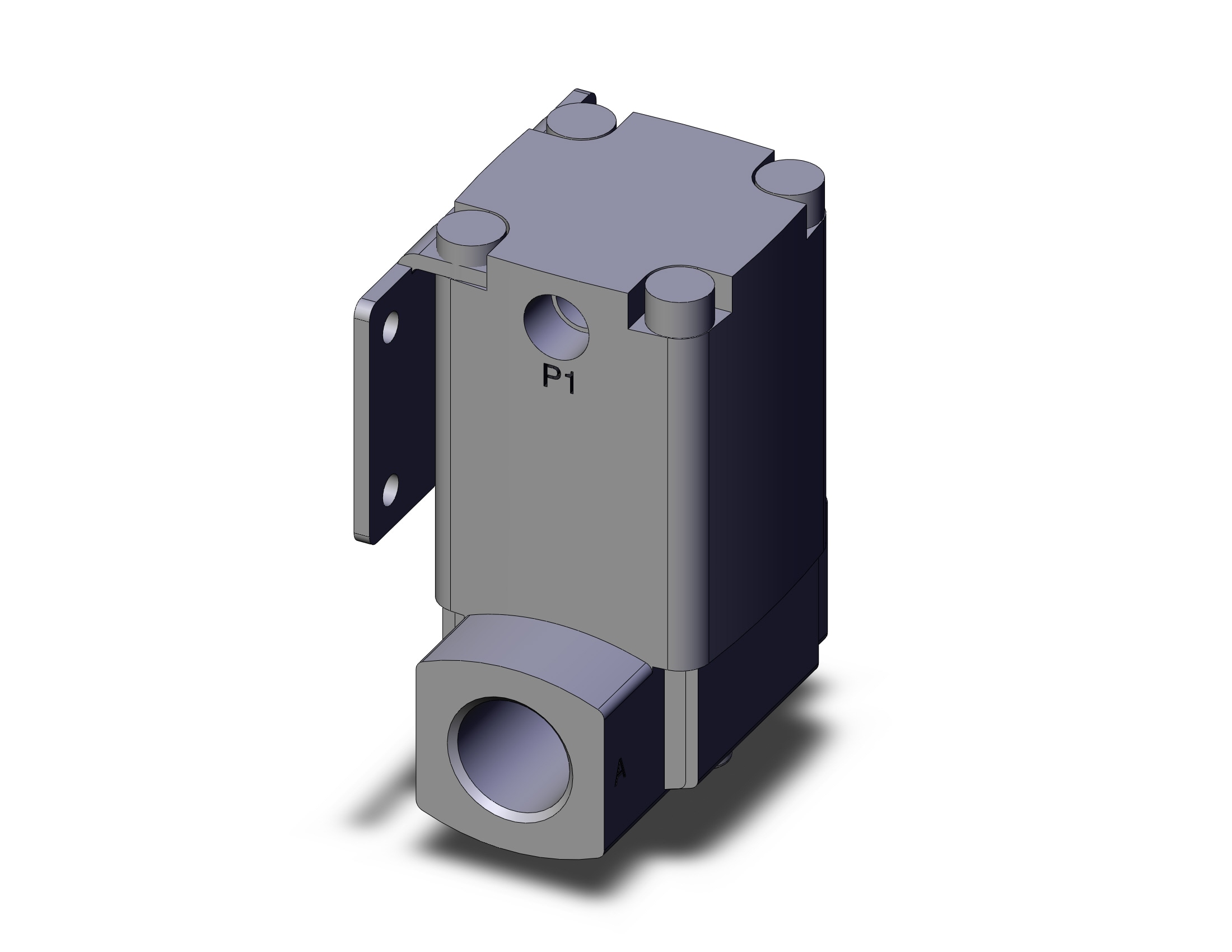 SMC VND200DS-N10A-B air piloted valve, 2 PORT PROCESS VALVE