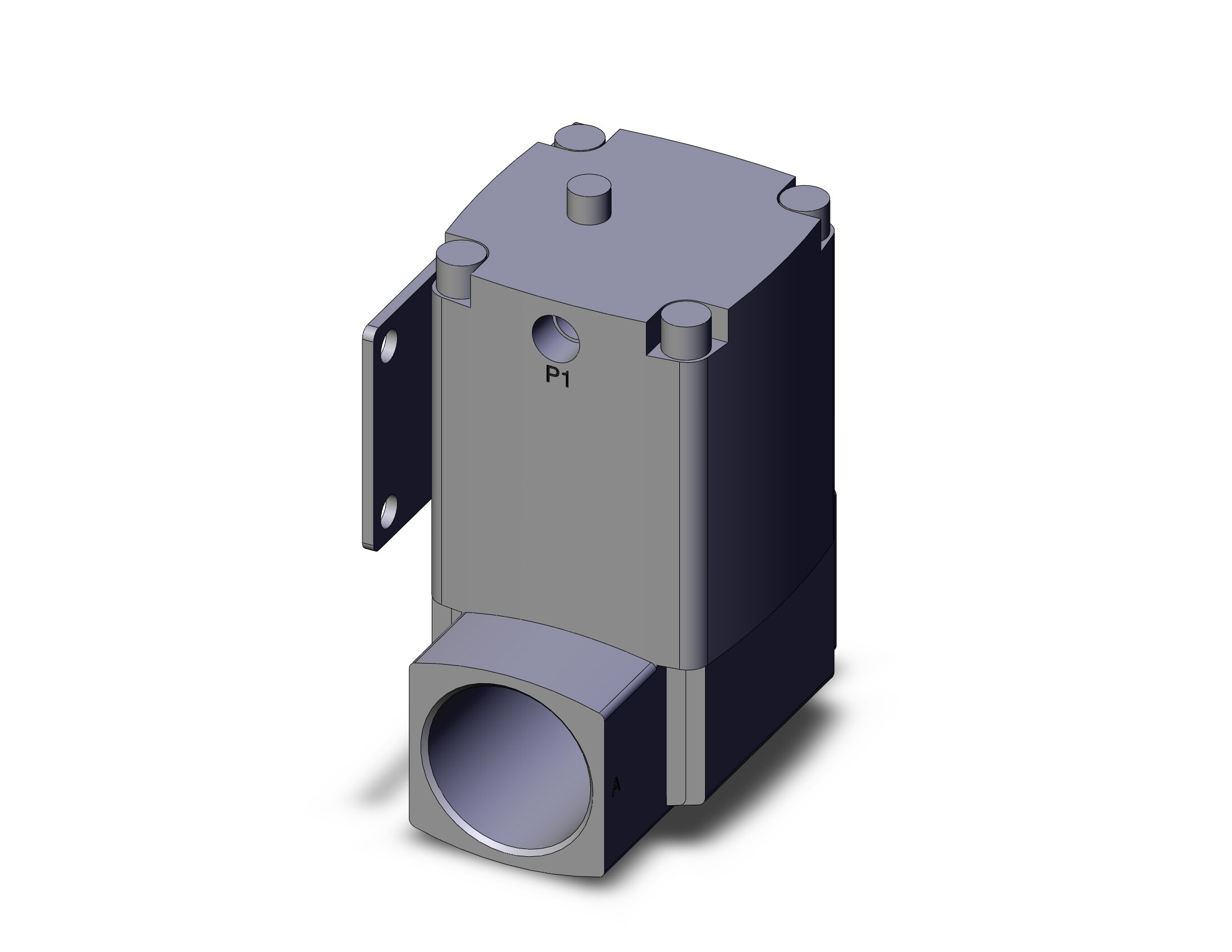 SMC VND402DS-F25A-L steam valve, VNA/B/C/D 2-WAY MEDIA VALVE