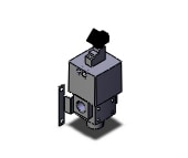 SMC VNH411A-25A-1D-B high pressure coolant valve, 2 PORT PROCESS VALVE