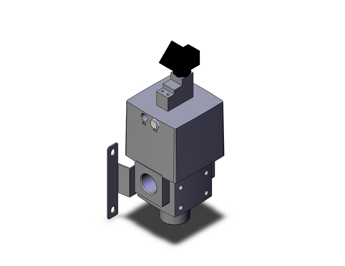 SMC VNH411A-T25A-3DZ-B high pressure coolant valve, 2 PORT PROCESS VALVE