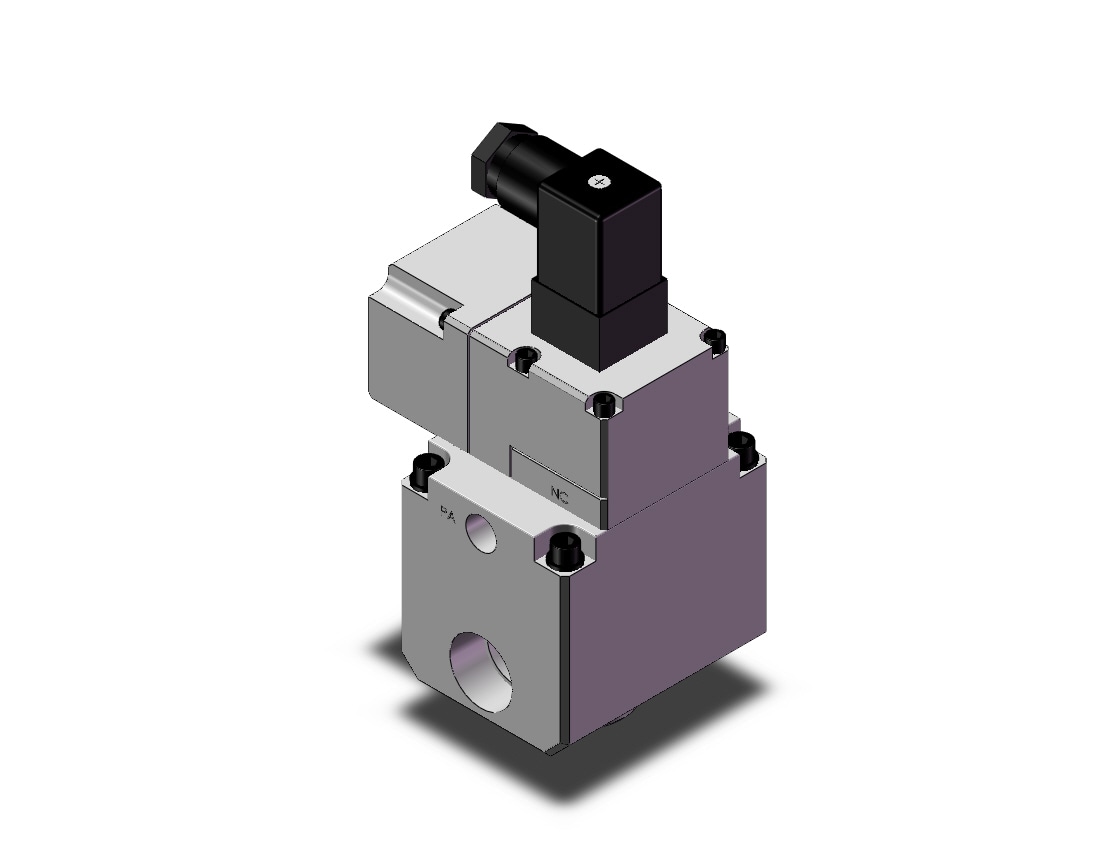 SMC VP3145-061DZA1-N-X81 valve sol 100vac, 3 PORT AIR-PILOTED VALVE