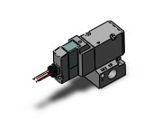 SMC VP344R-5LU1-02TA valve, sol, VP3/5/7 SOL VALVE 3-PORT***