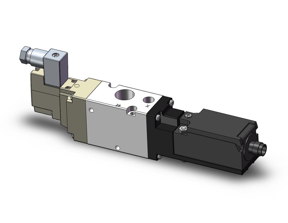 SMC VP542R-5DZ1-03-M-X536 vp3/5/7 body pt 1/2, VP3/5/7 SOL VALVE 3-PORT