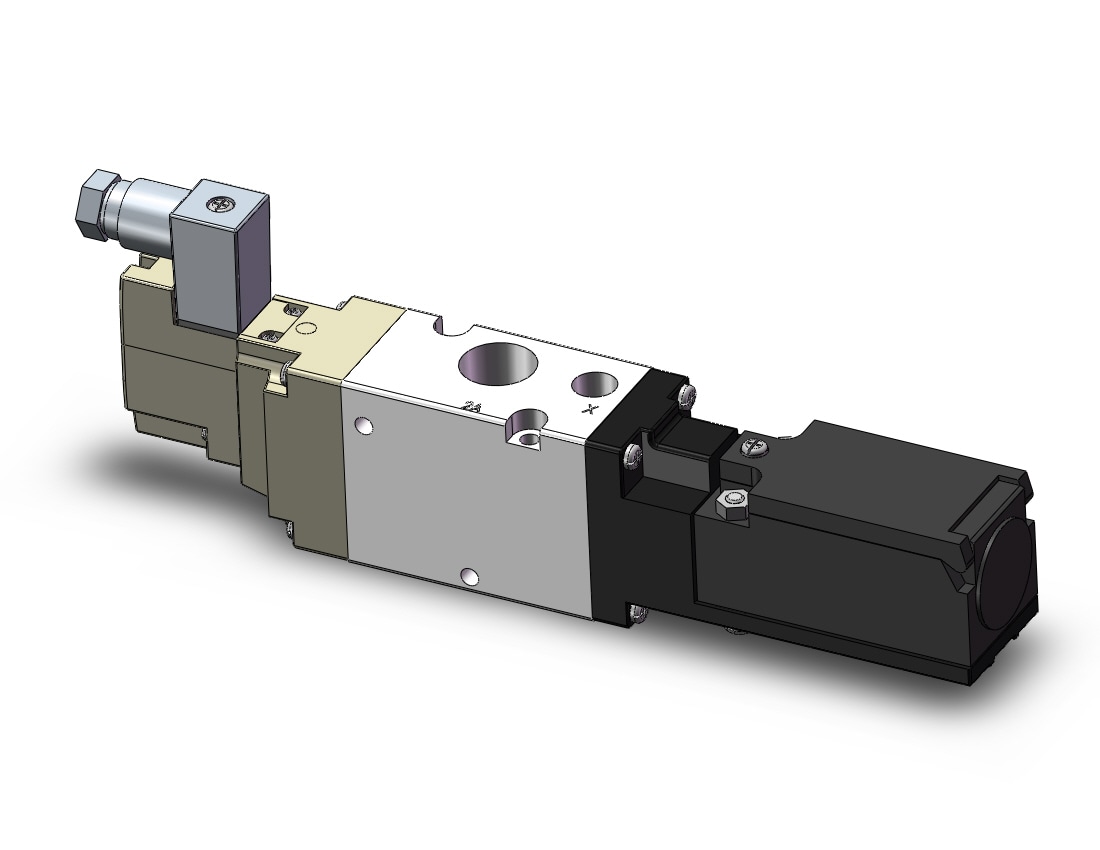 SMC VP542R-5DZ1-03-X536 valve, sol, VP3/5/7 SOL VALVE 3-PORT