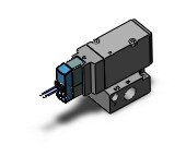 SMC VP544-5G1-03NA valve, sol, VP3/5/7 SOL VALVE 3-PORT***