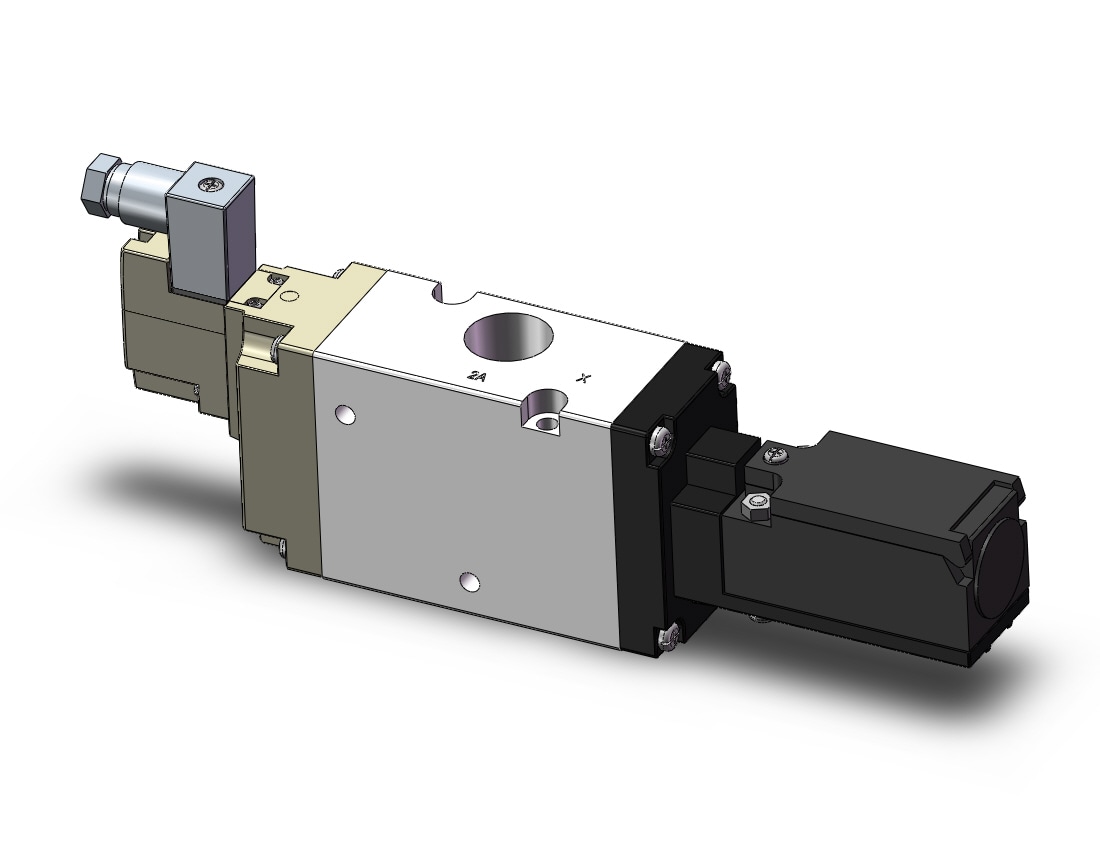 SMC VP742-5DZ1-04-X536 vp3/5/7 body pt 1/2, VP3/5/7 SOL VALVE 3-PORT