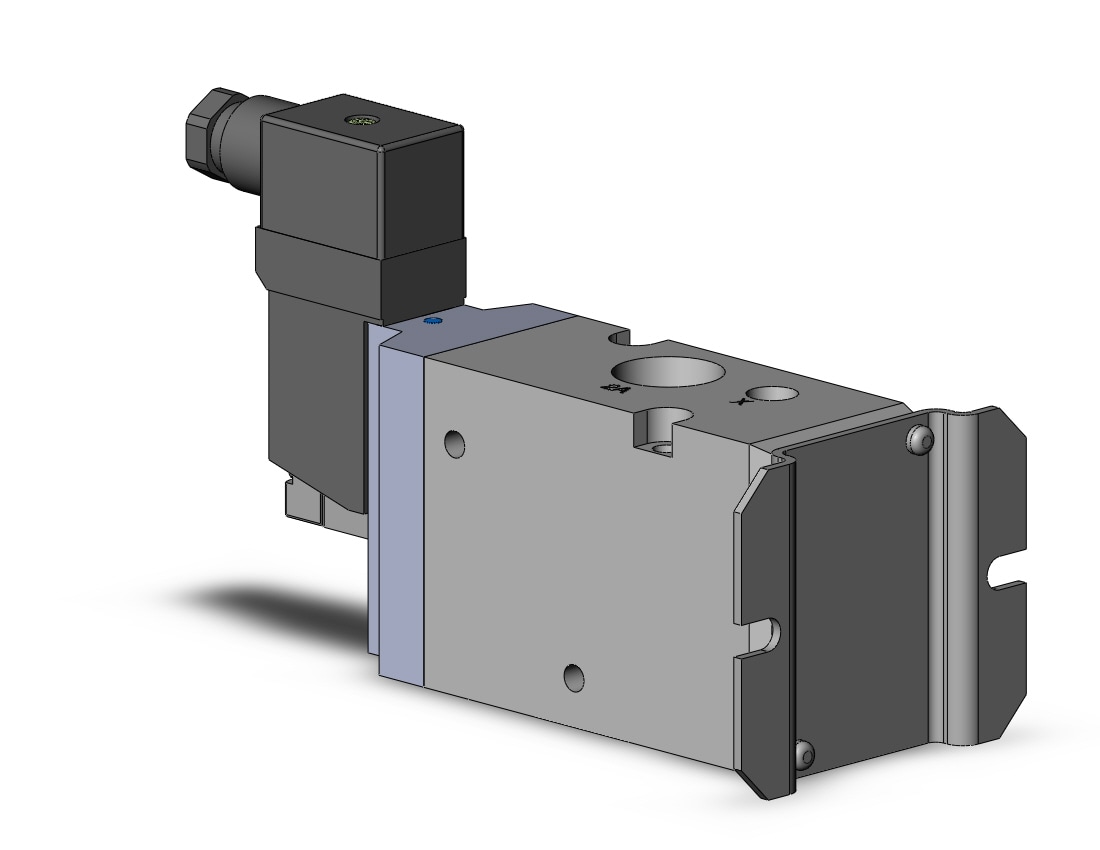 SMC VP742R-5TU1-04A-F valve, sol, VP3/5/7 SOL VALVE 3-PORT