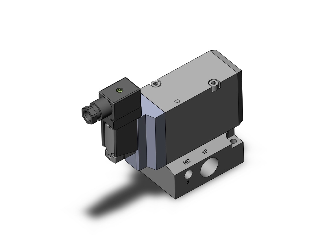 SMC VP744-5T1-04NA valve, sol, VP3/5/7 SOL VALVE 3-PORT