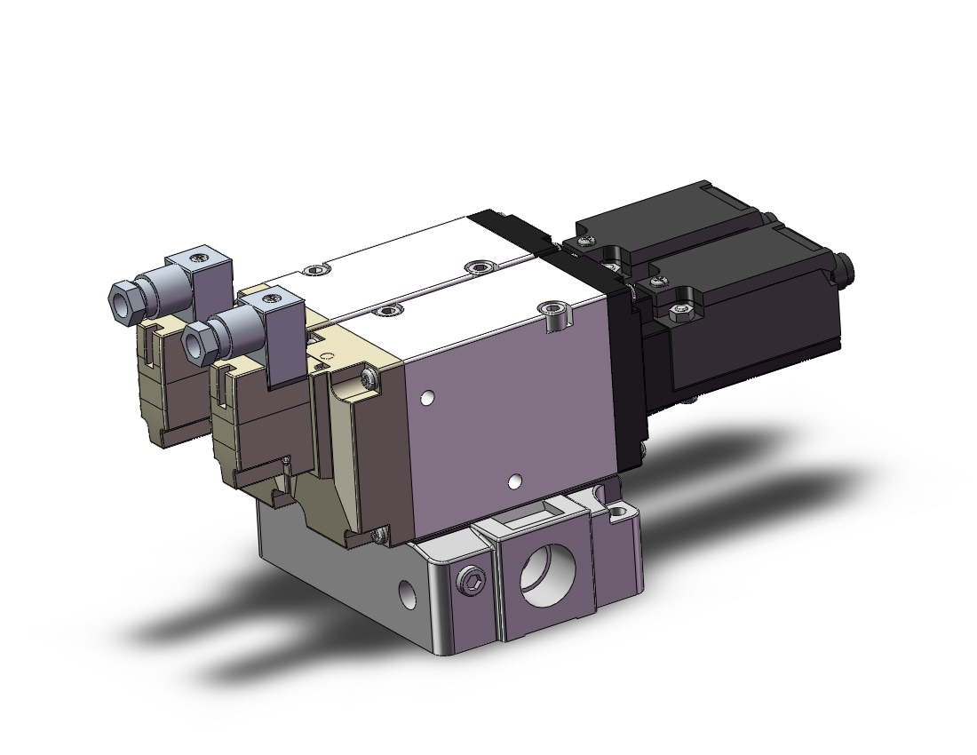 SMC VP744R-5DZ1-04N-M-X538 valve, sol, VP3/5/7 SOL VALVE 3-PORT