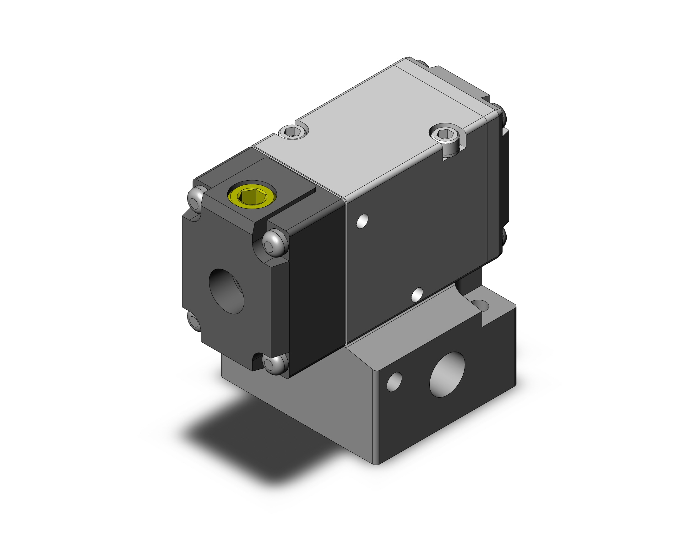 SMC VPA344V-1-01A valve, air/pilot, VP3/5/7 SOL VALVE 3-PORT***