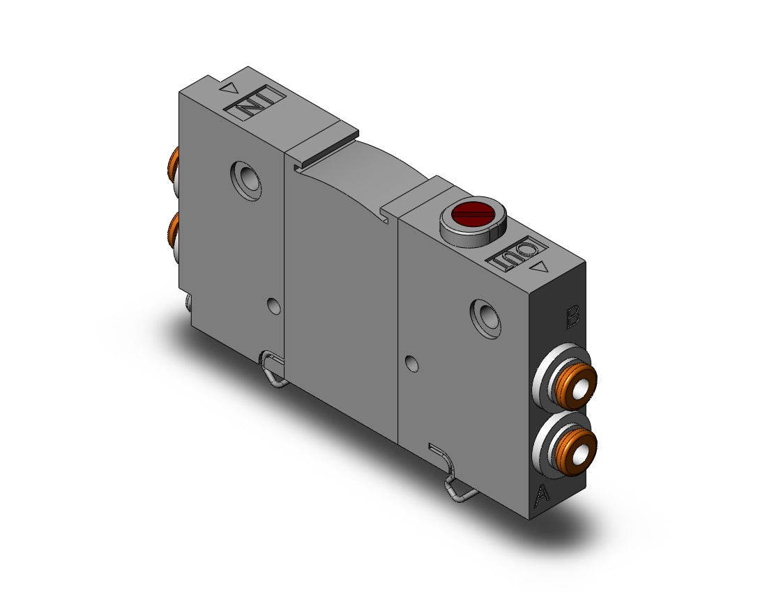 SMC VQ1000-FPG-C3C3-D perfect check block, VQ1000/VQ20/VQ30 VALVE