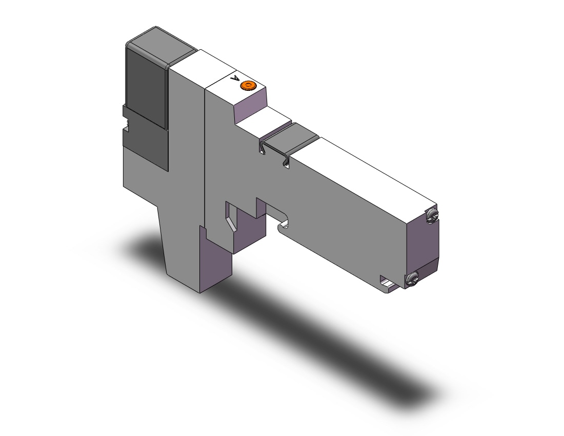 SMC VQ1100B-51-Q valve, sgl sol, plug-in (dc), VQ1000/VQ20/VQ30 VALVE