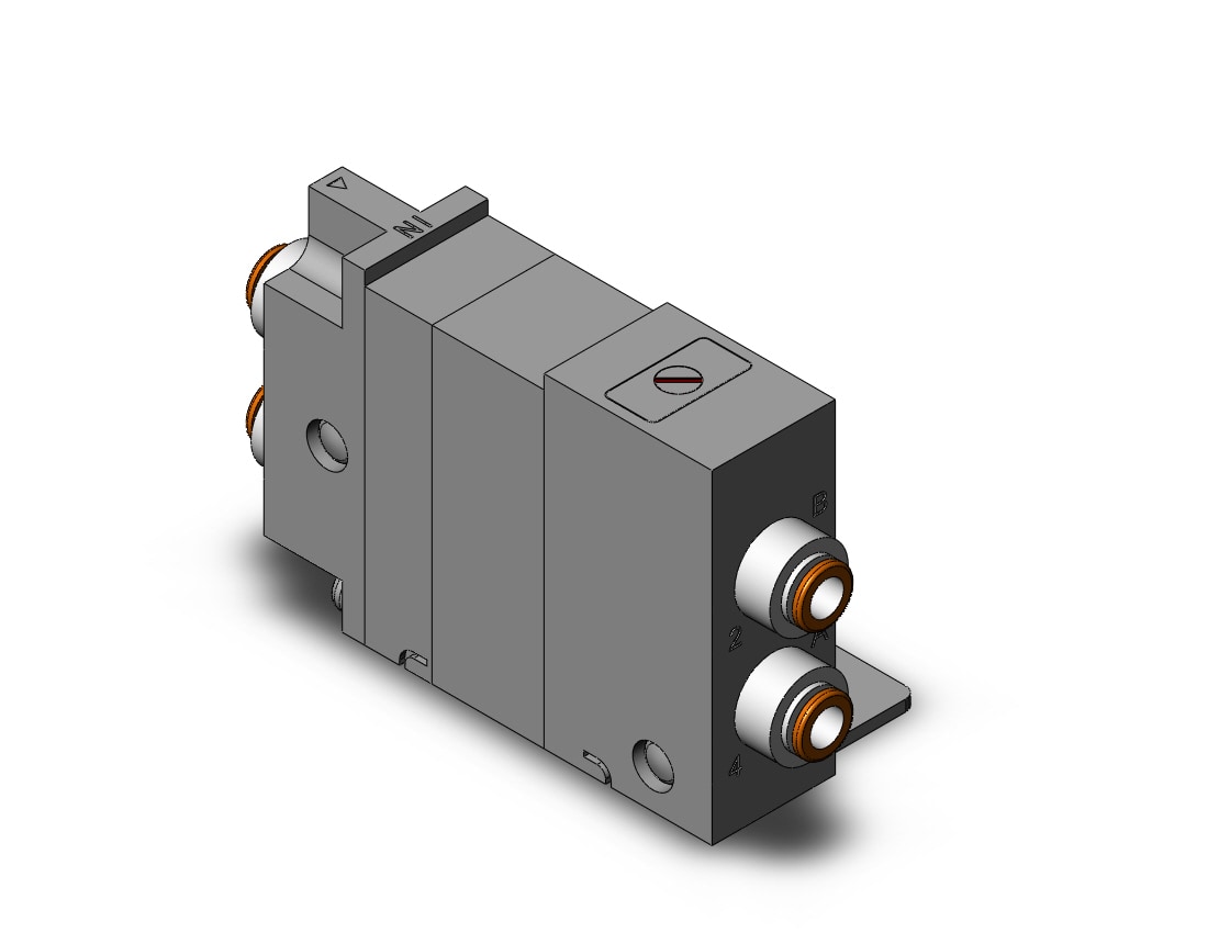 SMC VQ2000-FPG-C6C6-FN double block check, VQ2 SOL VALVE 4 WAY***